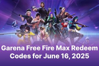 Garena Free Fire Max Redeem Codes for June 16