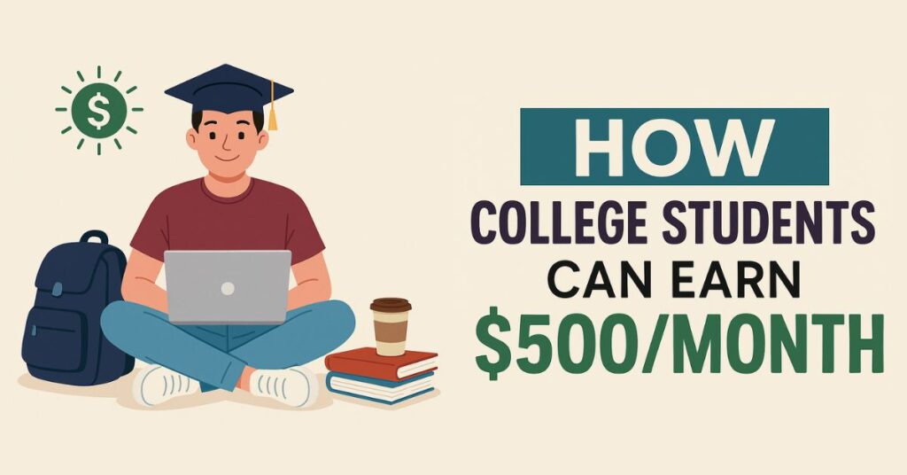 How College Students in the USA Can Earn $500/Month Without a Traditional Job