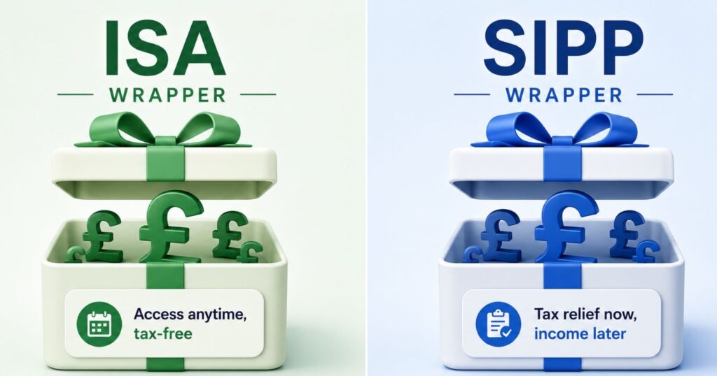 ISA vs SIPP UK 2026 — which should you use to invest comparison guide